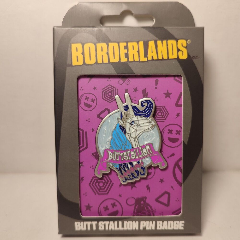 Borderlands 2 Butt Stallion Limited Edition Enamel Pin Official Lapel Badge